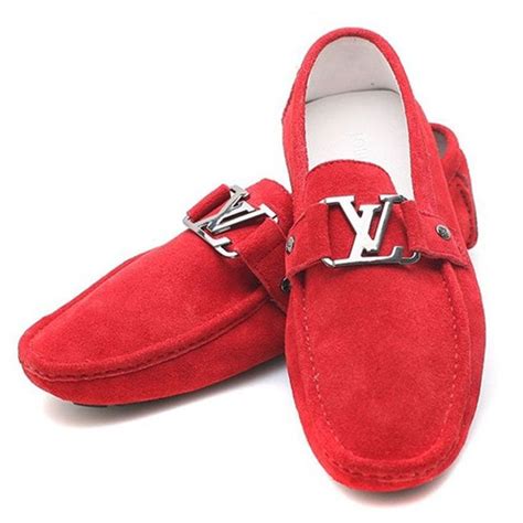 louis vuitton red loafers|Louis Vuitton loafers original price.